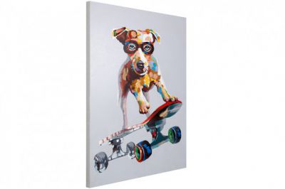 Obraz olejny Pop Art Skater Dude 80 x 120  - Kare Design